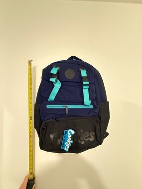 Cookies Smell Proof Navy Backpack with Teal Accents